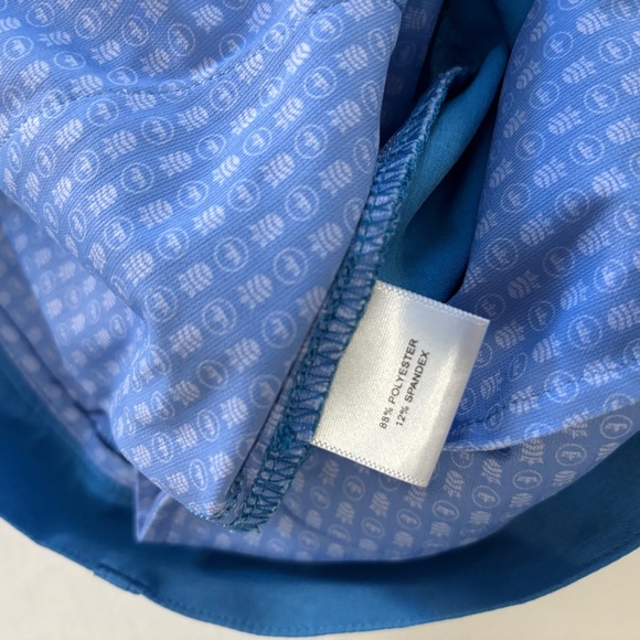 Peter Millar Performance Golf Shorts Men 34 Blue 9" Crown Sport MS23EP01 - Picture 5 of 8